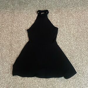 taffeta halter dress Sims Taffeta Shoulder Bow Halter Gown main image 1